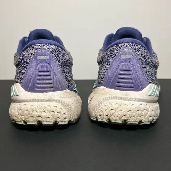 Womens BROOKS Adrenaline GTS 21 Purple Running Shoes / Size 8 Medium - Picture 4 of 9